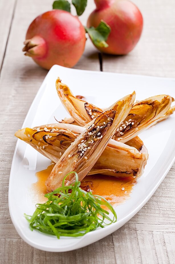 Braised Endives in Orange Butter -