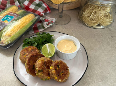 קציצות טונה עם תירס סופר מתוק