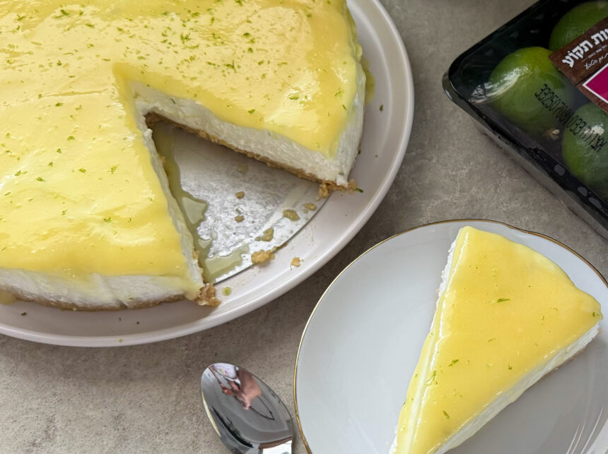 עוגת גבינה לימון